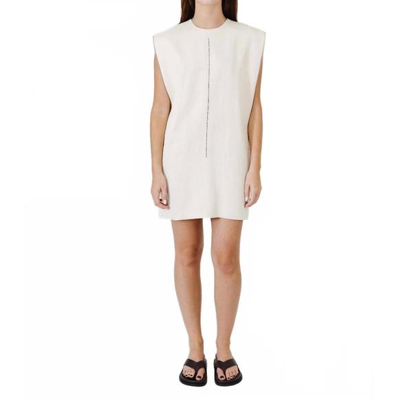NEW RACHEL COMEY ecstatic mini dress in ivory - Picture 1 of 6